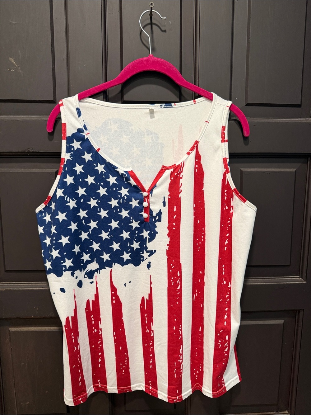 NWOT American Flag Tank Top - Red, White & Blue